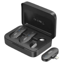 میکروفون بی سیم یقه ای لایتنینگ ایکس او مدل XO MKF09B ANC Noise Reduction Lightning Wireless Microphone