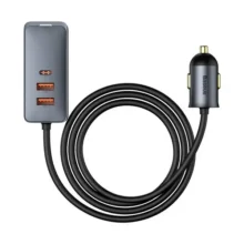 شارژر فندکی 120 وات 3 پورت بیسوس مدل Baseus CCBT-A0G