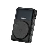 پاوربانک وایرلس 10000 مگنتی بیوا Biva BP-028 توان 22.5 وات با کابل متصل،