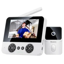 درب بازکن تصویری بی‌سیم نمایشگر 4.3 اینچ یسیدو مدل Yesido KM27 