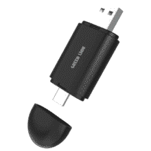 تبدیل کارپلی اندروید خودرو گرین لاین مدل Green Lion 2‑In‑1 Wireless Adapter CarPlay & Android Auto