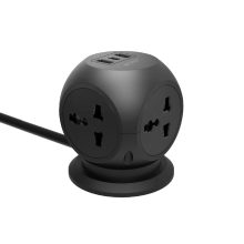 چندراهی چندپورت گرین لیون مدل MultiPort Desk یونیورسال توان 2500 وات مشکی