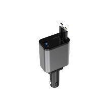 شارژر فندکی خودرو گرین لاین (Green Lion) Retractable 50W – مشکی