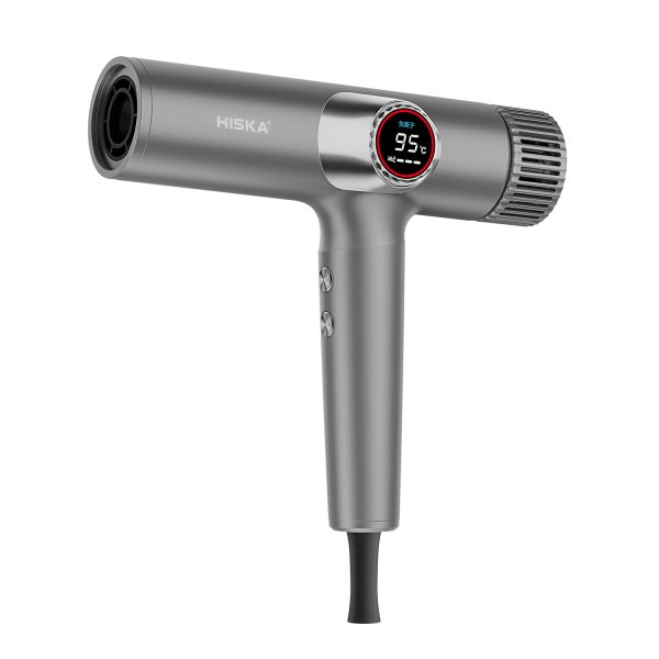 سشوار هوشمند هیسکا (Hiska) مدل H5263 با موتور BLDC، نمایشگر LCD