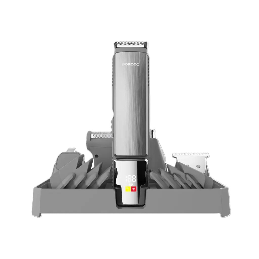 ماشین اصلاح ۱۴ کاره پرودو مدل Porodo Lifestyle 14-IN-1 Trimming Kit PD-LFST112-SL