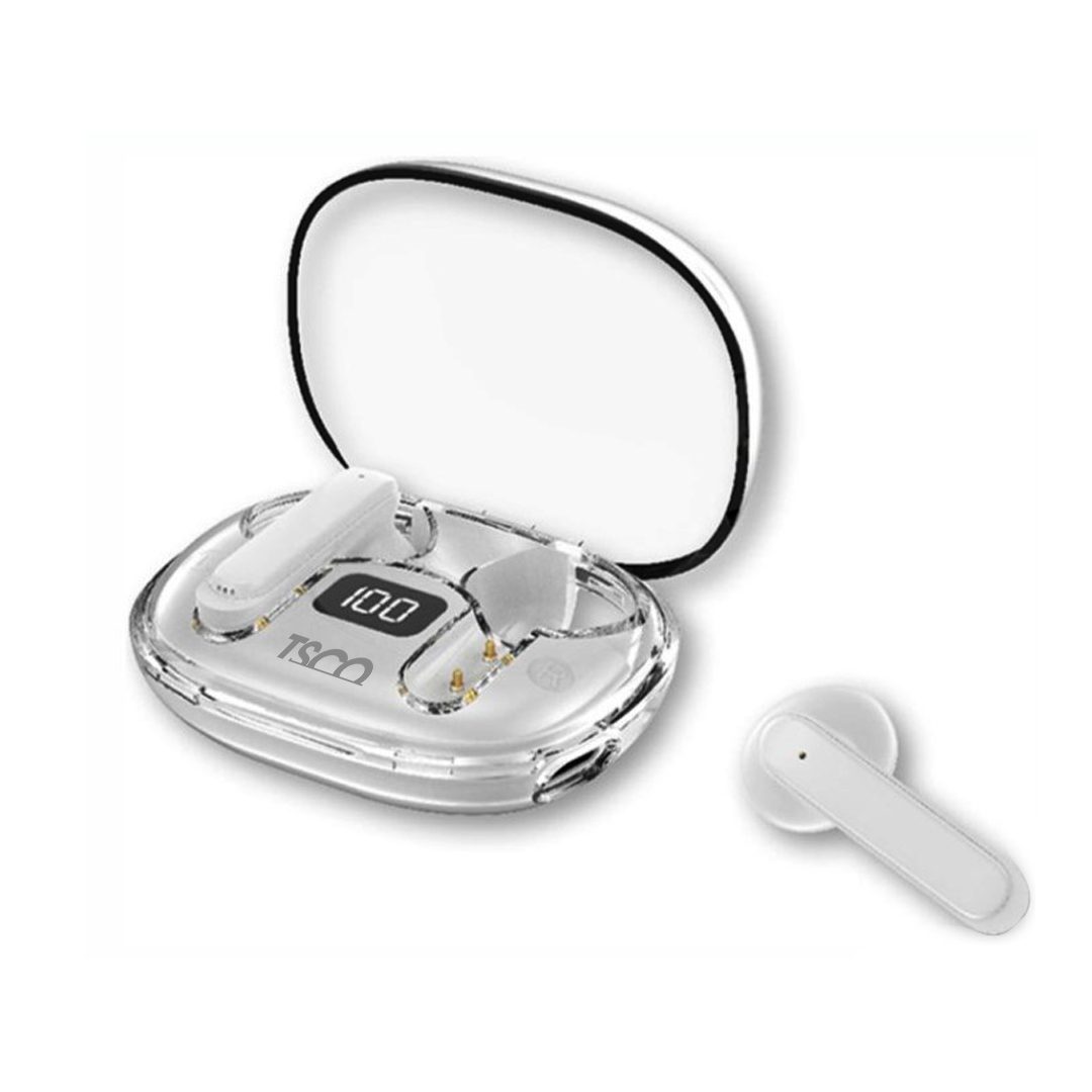 هدفون بلوتوثی TWS تسکو مدل TH 6312TWS با IPX6، ENC و کیس شفاف– TSCO