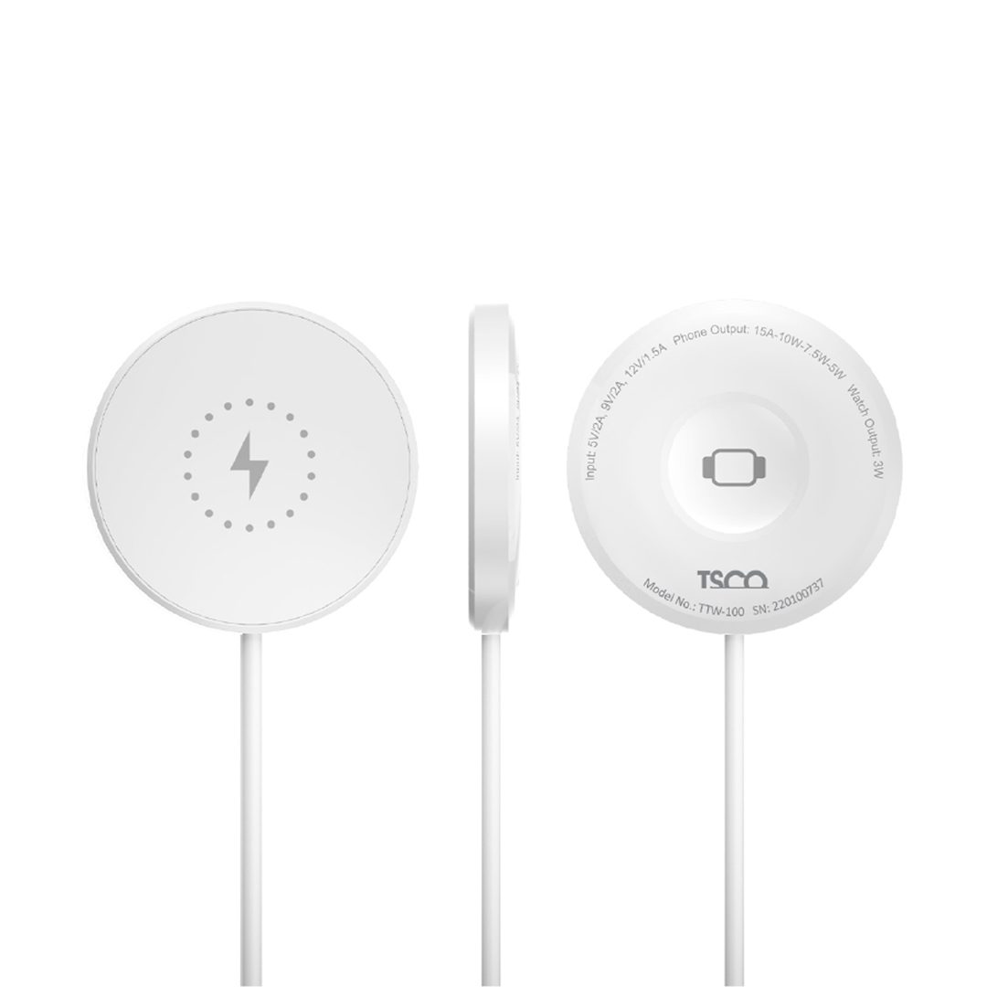 شارژر وایرلس تسکو مدل  – TSCO Wireless Charger TTW 100
