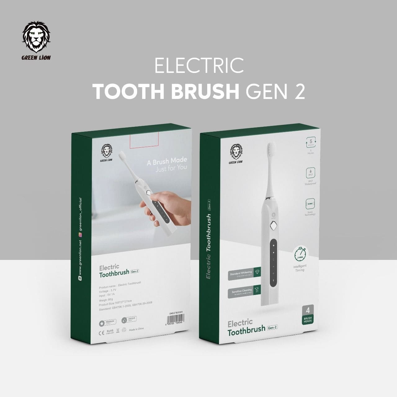 مسواک شارژی گرین Green Electric Tooth Brush GEN 2