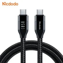 کابل شارژ و انتقال تصویر 100 واتی دو سر تایپ سی طول 1.2متر مک دودو مدل MCDODO CA-7132